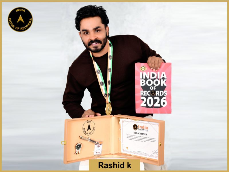 Image of Rashid K. with IBR Achiever certificate.