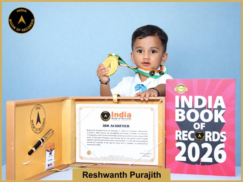 Image of Reshwanth Purajith with IBR Achiever certificate.