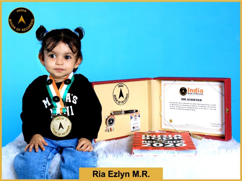 Pic of Ria Ezlyn M.R. with IBR Achiever Certificate.