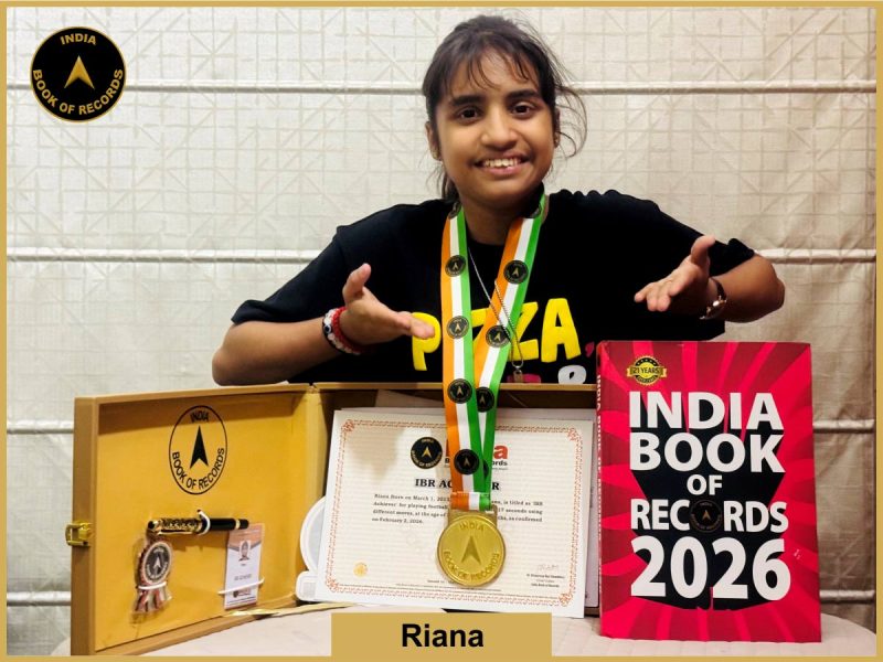 Pic of Riana with IBR Achiever certificate.