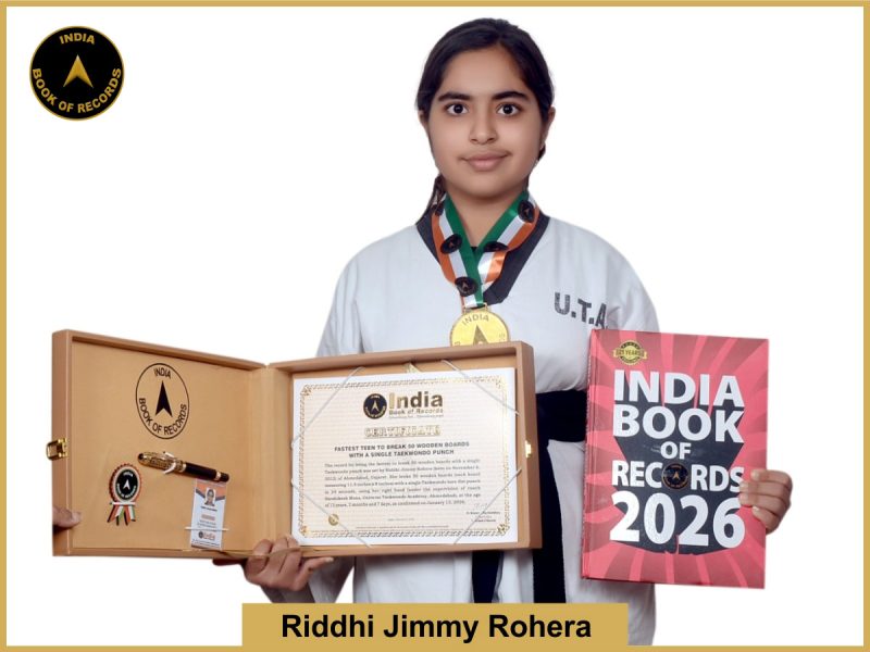 Fastest teen to break 50 wooden boards with a single Taekwondo punch