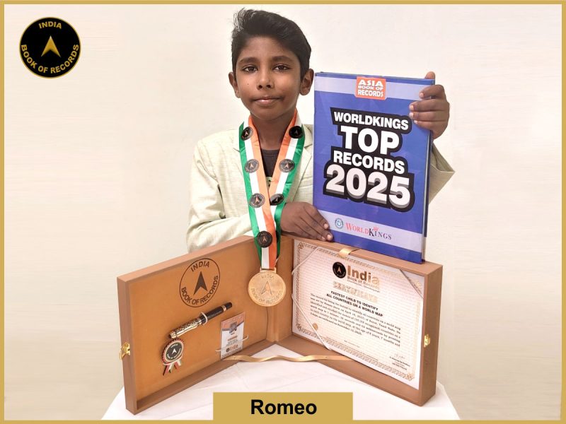 Fastest child to identify all countries on a world map