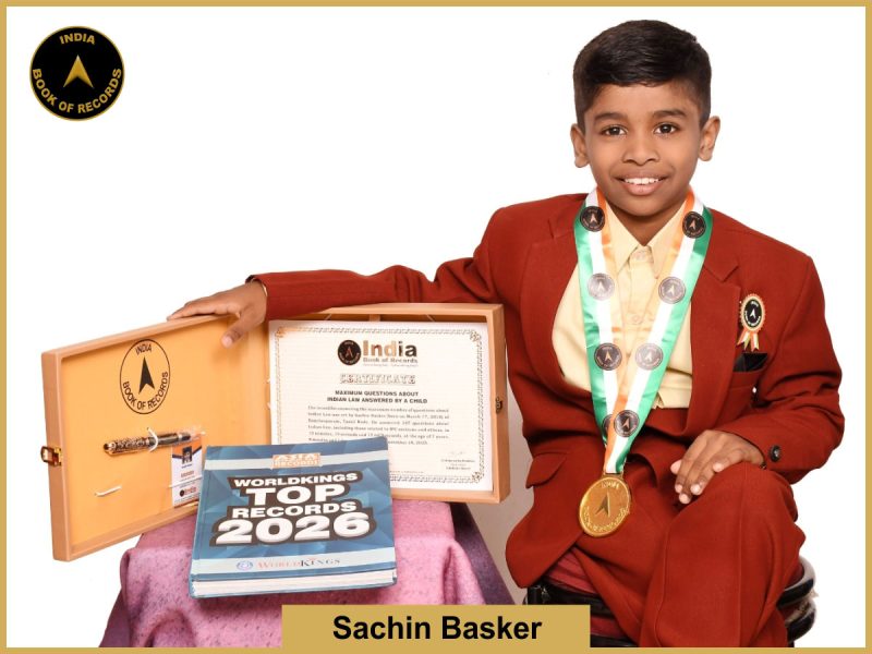 Maximum questions about Indian Law answered by a child