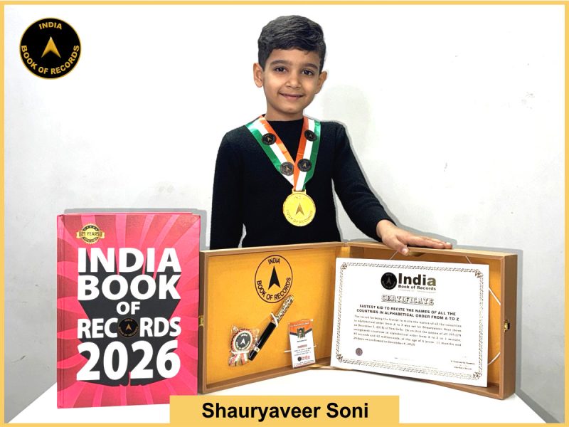 Fastest kid to recite the names of all the countries in alphabetical order from A to Z