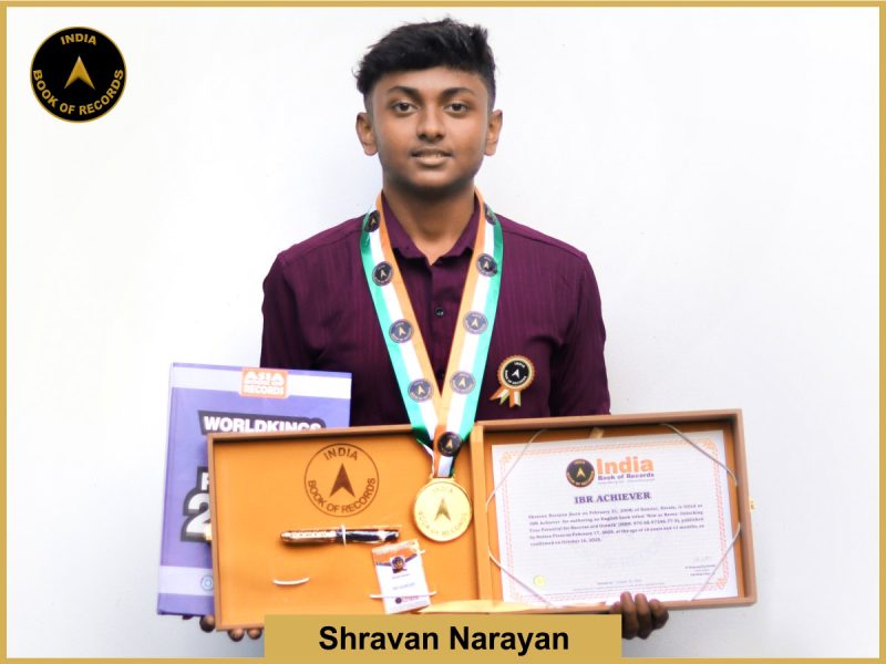 Shravan Narayan - IBR Achiever