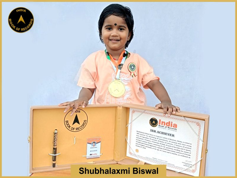 Shubhalaxmi Biswal - IBR Achiever
