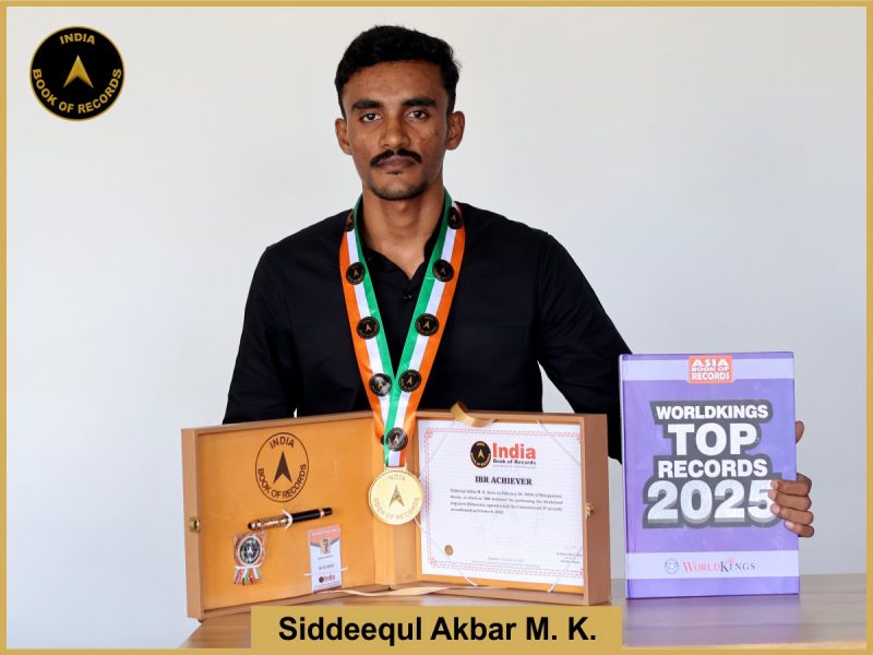 Siddeequl Akbar M. K. - IBR Achiever