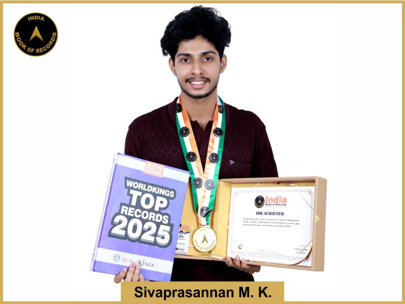 Sivaprasannan M. K. - IBR Achiever