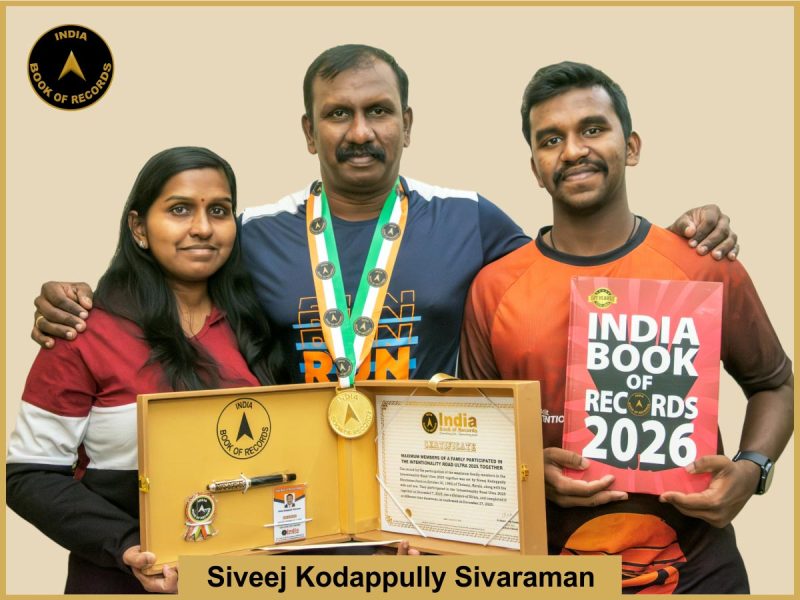 Maximum members of a family participated in the Intentionality Road Ultra 2025 together