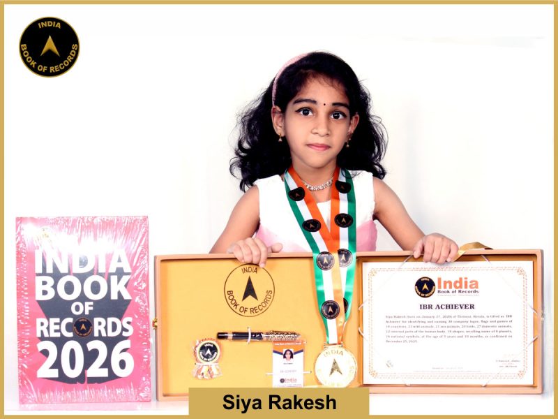 Siya Rakesh - IBR Achiever