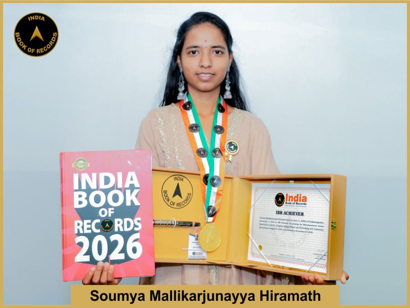 Soumya Mallikarjunayya Hiramath - IBR Achiever