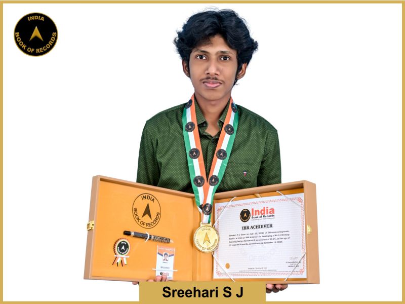 Sreehari S J - IBR Achiever