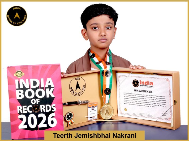 Teerth Jemishbhai Nakrani - IBR Achiever