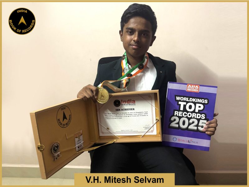 V.H. Mitesh Selvam - IBR Achiever