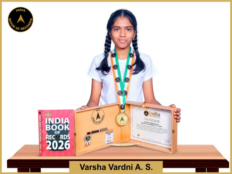 Maximum Thirukkurals recited in one minute by a teen