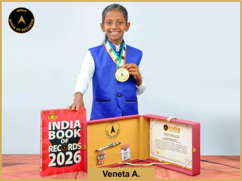Image of Veneta A, Maximum magic tricks performed in 1 minute by a child.