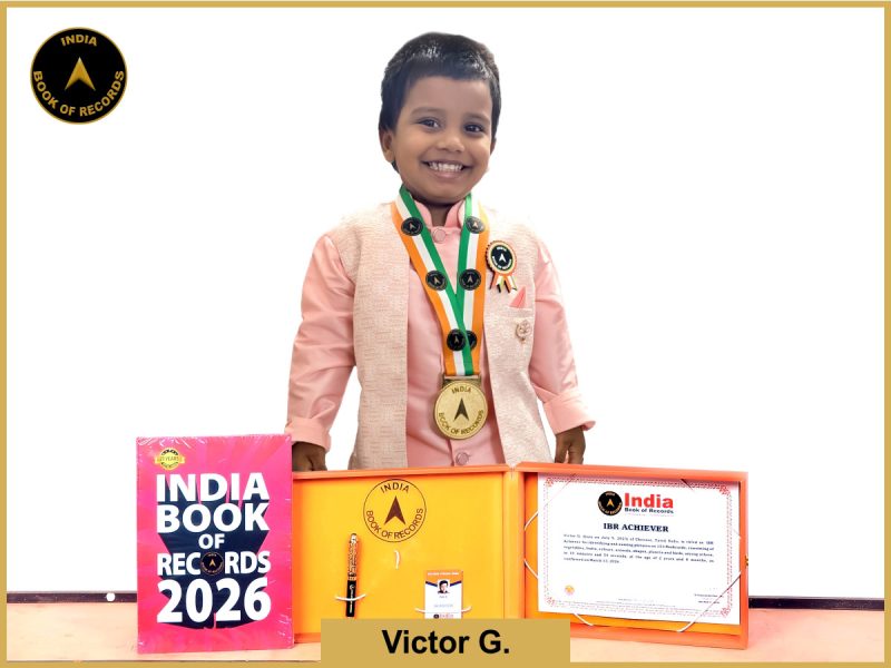 Image of Victor G. with IBR Achiever certificate.