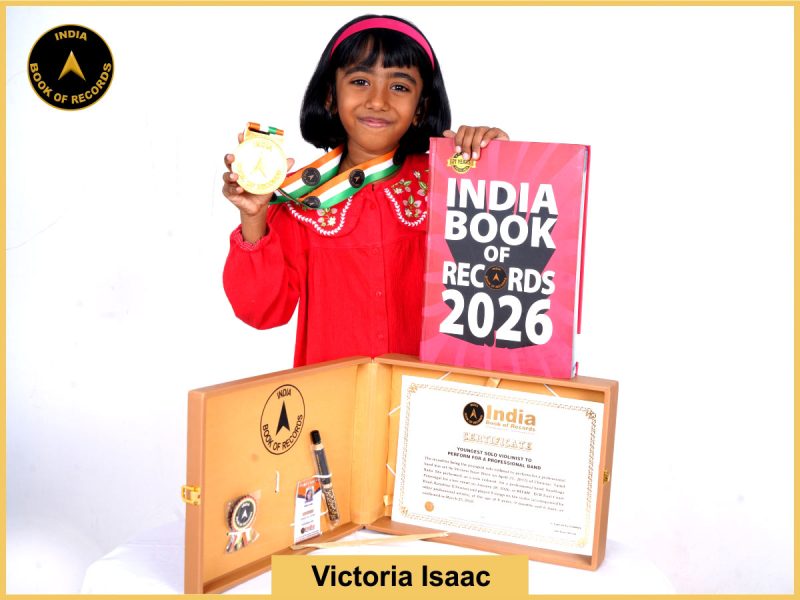 Image of Victoria Isaac, Youngest solo violinist to perform for a professional band.