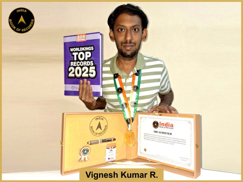 Vignesh Kumar R. - IBR Achiever
