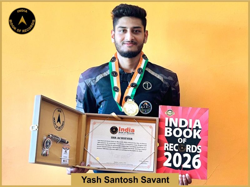 Yash Santosh Savant - IBR Achiever